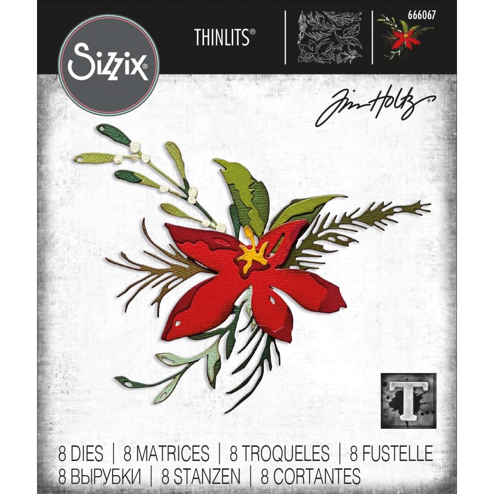 Sizzix Thinlits Dies By Tim Holtz - Holiday Brushstroke #3