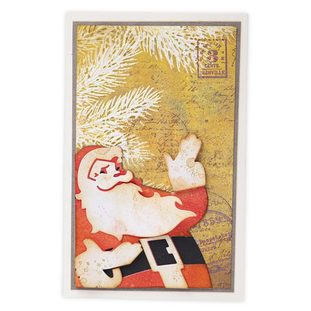 Sizzix Thinlits Dies By Tim Holtz - Retro Santa