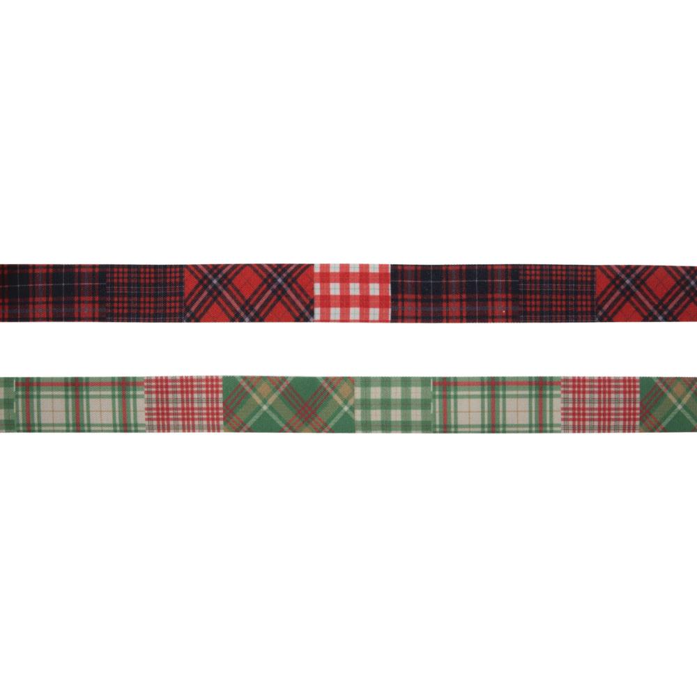 Idea-Ology Linen Tape - Patchwork Christmas