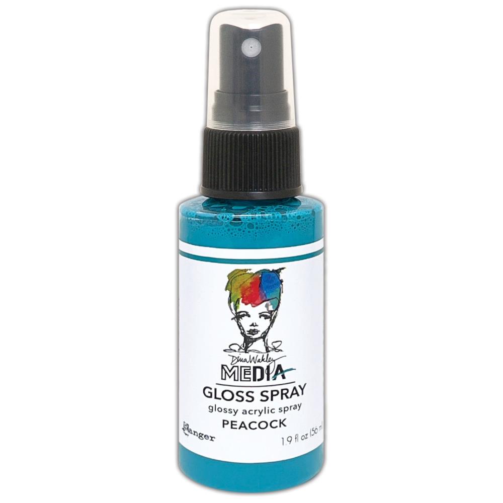 Dina Wakley Media Gloss Sprays - Peacock