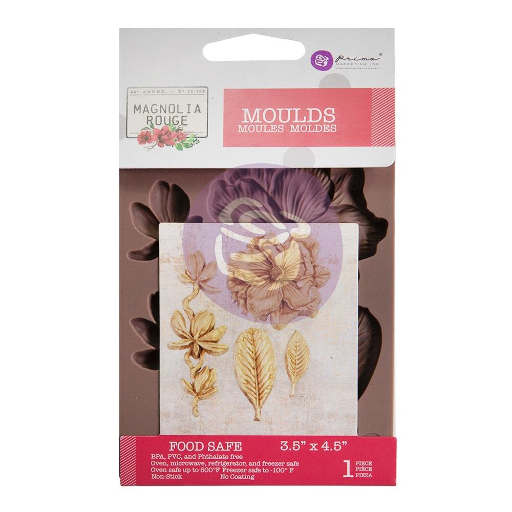 Prima Marketing Decor Mould - Magnolia Rouge