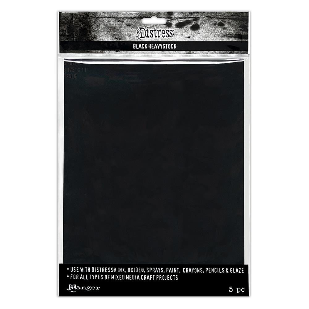 Tim Holtz Distress Heavystock - Black