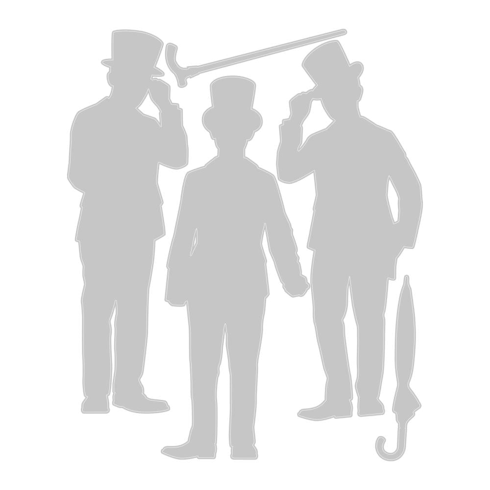 Sizzix Thinlits Dies By Tim Holtz - Gentlemen