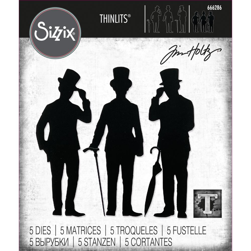 Sizzix Thinlits Dies By Tim Holtz - Gentlemen
