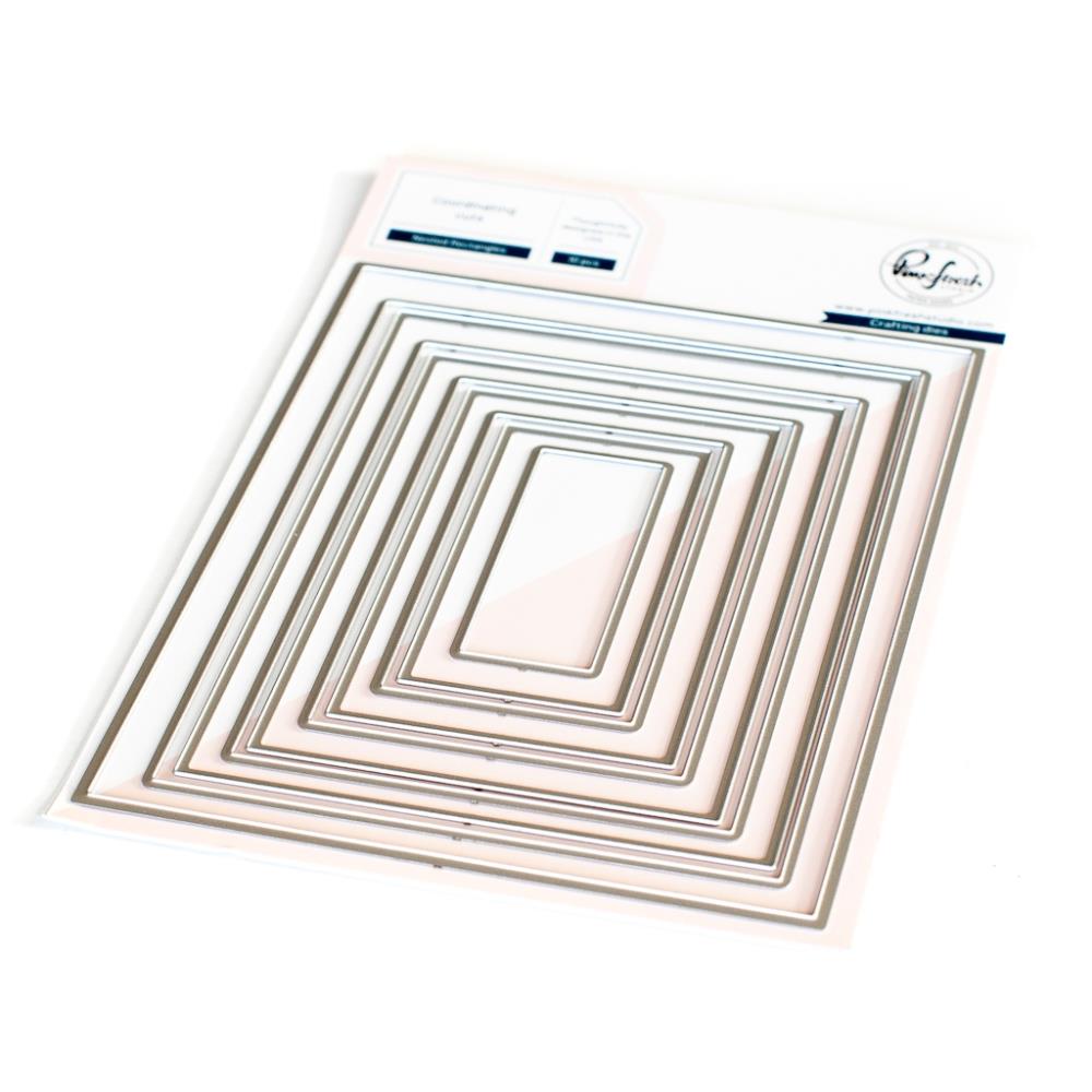 Pinkfresh Studio Slimline Die Set - Nested Rectangles