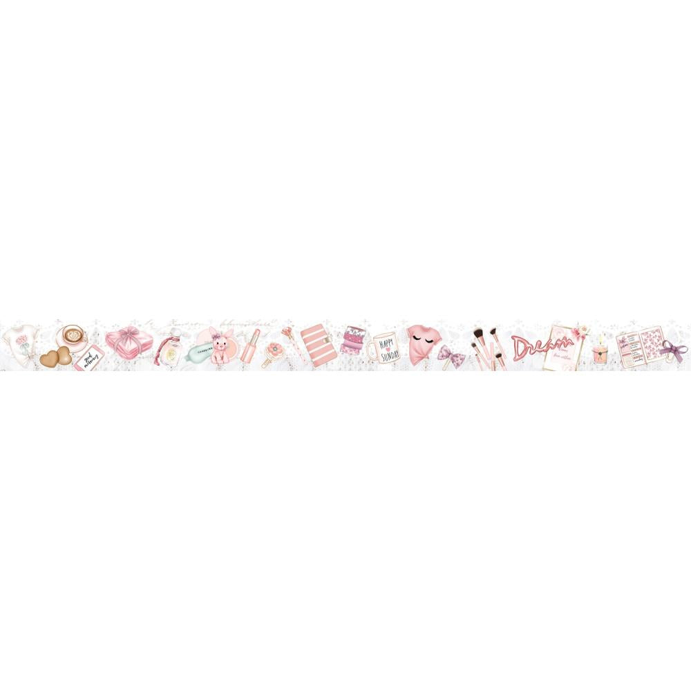 Asuka Studio Washi Tape 15mmX5m - Dusty Rose 2