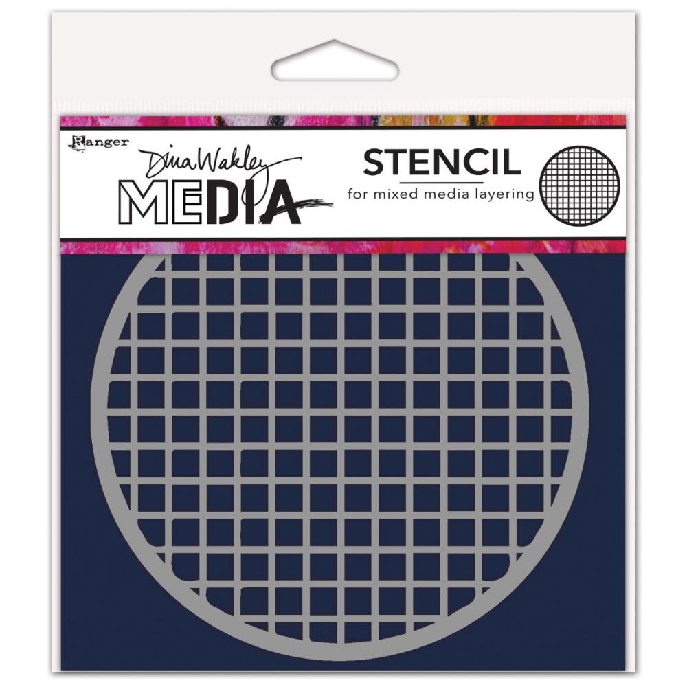 Dina Wakley Media Stencils - Coasters 1