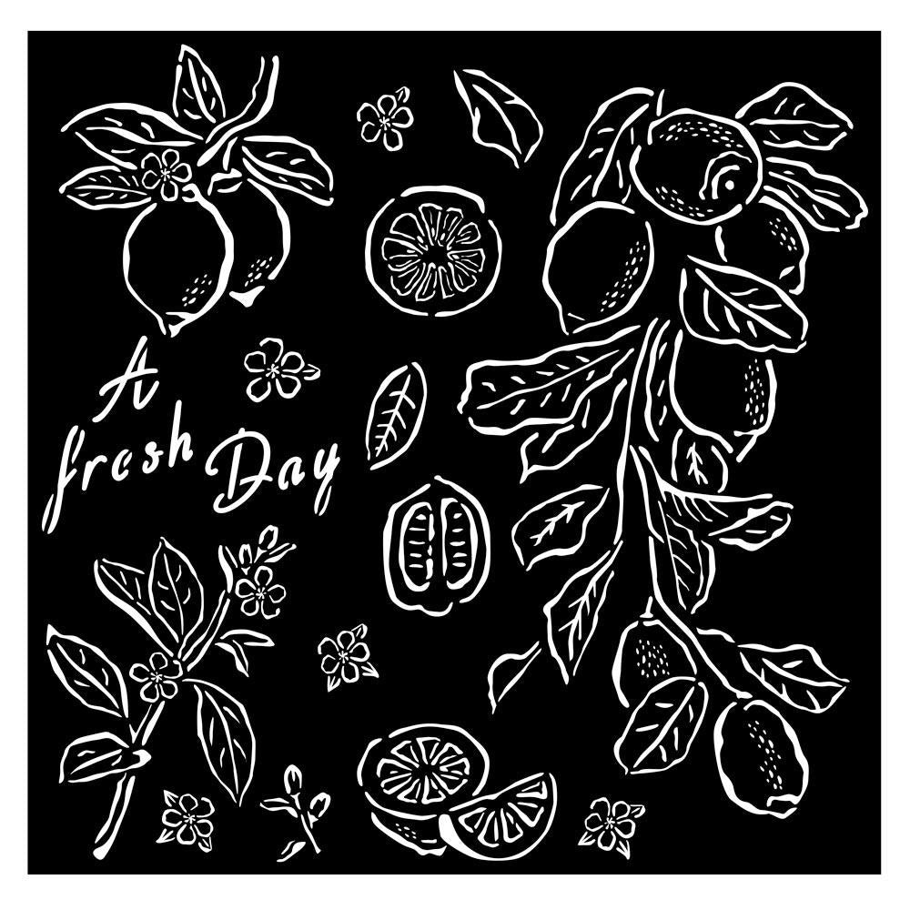 Stamperia Stencil - Blue Dream Lemons