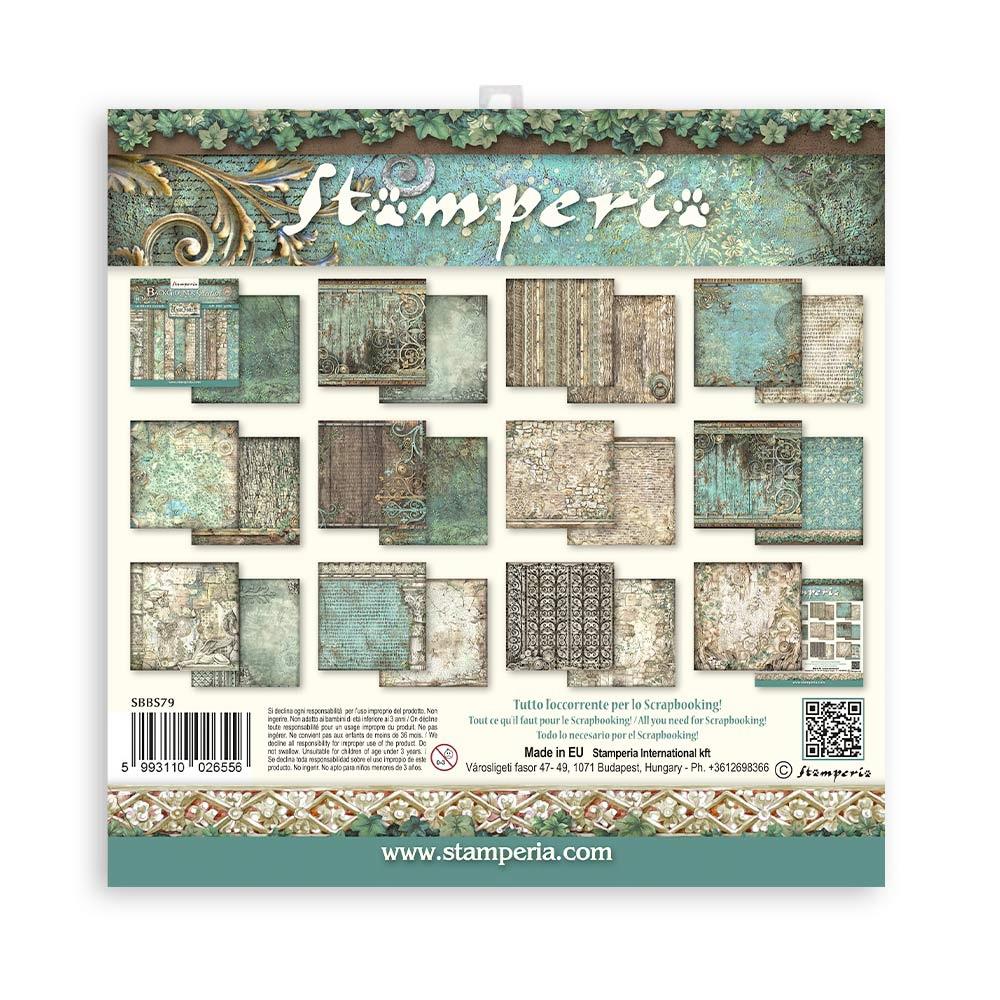 Stamperia Backgrounds Double-Sided Paper Pad 8x8 - Magic Forest