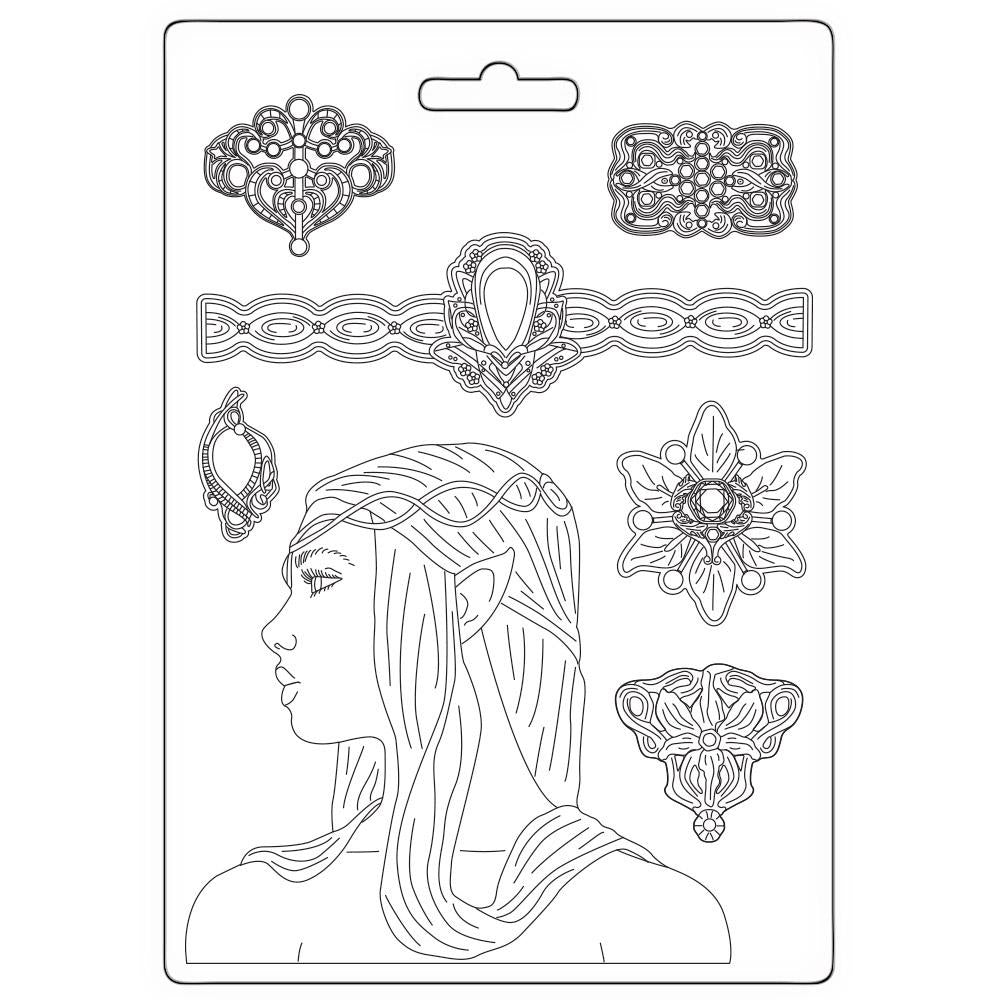 Stamperia Mould A5 - Magic Forest Amazon