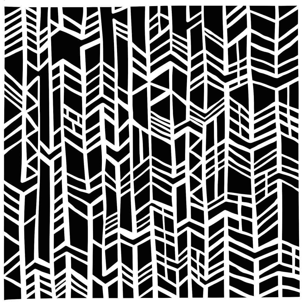 Crafters Workshop Template 6x6 - Distressed Knit