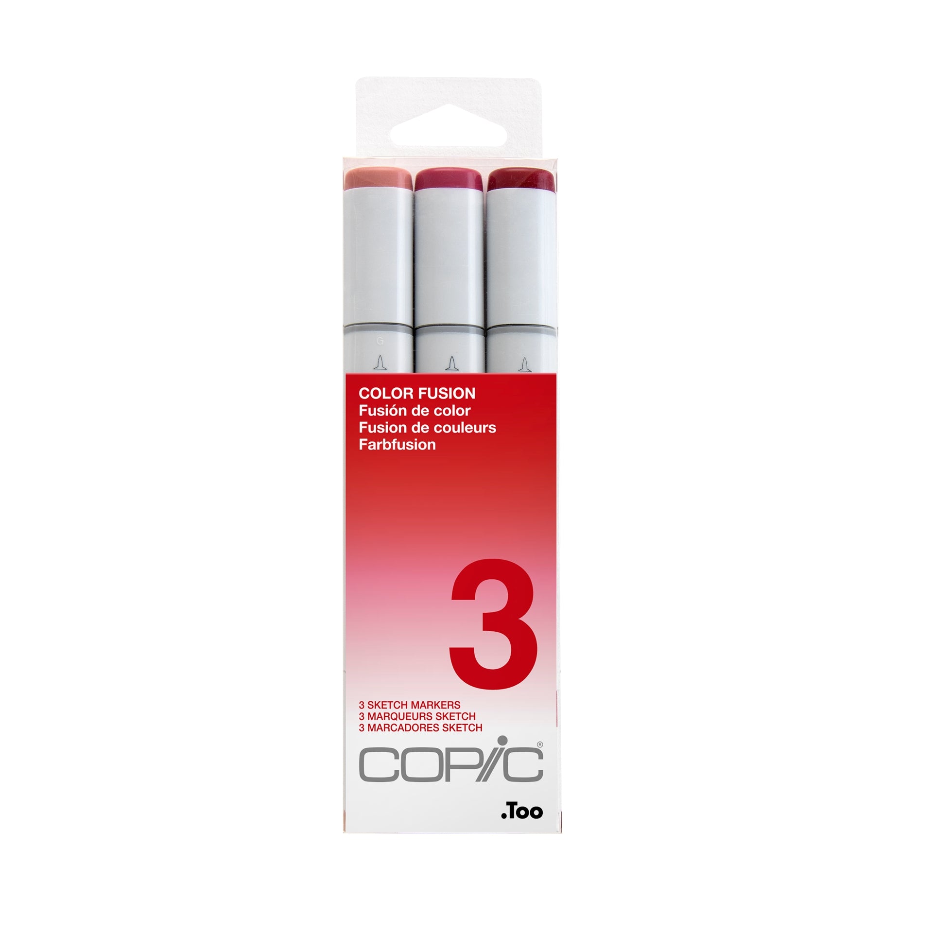 Copic Sketch Set 3 Colour Fusion 3 - Red