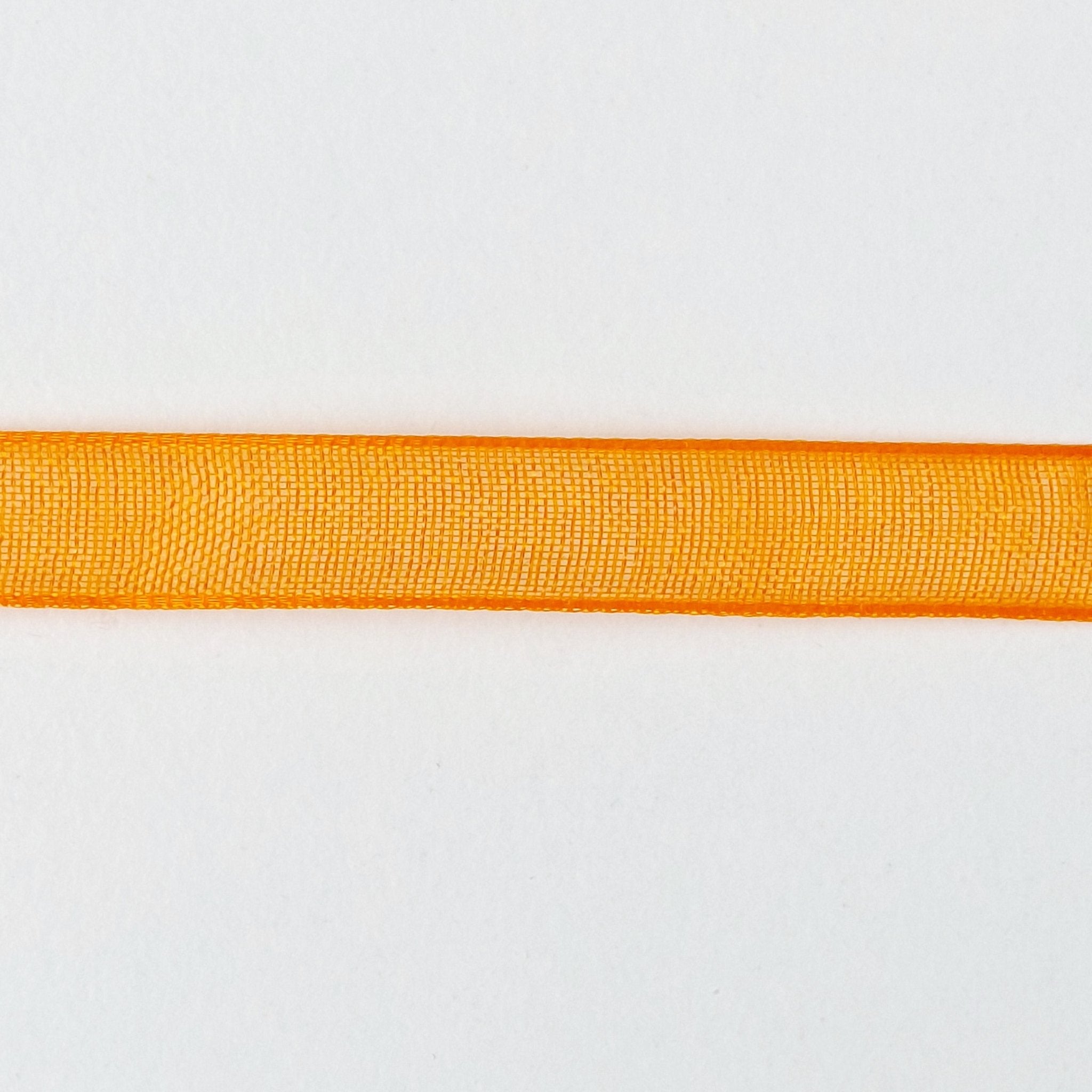 1/4 Inch Organdy ribbon - Orange - Crafty Divas