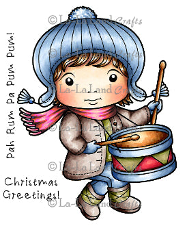 La La Land 'Drummer Boy Luka' (w/ Sentiments) Rubber Stamp
