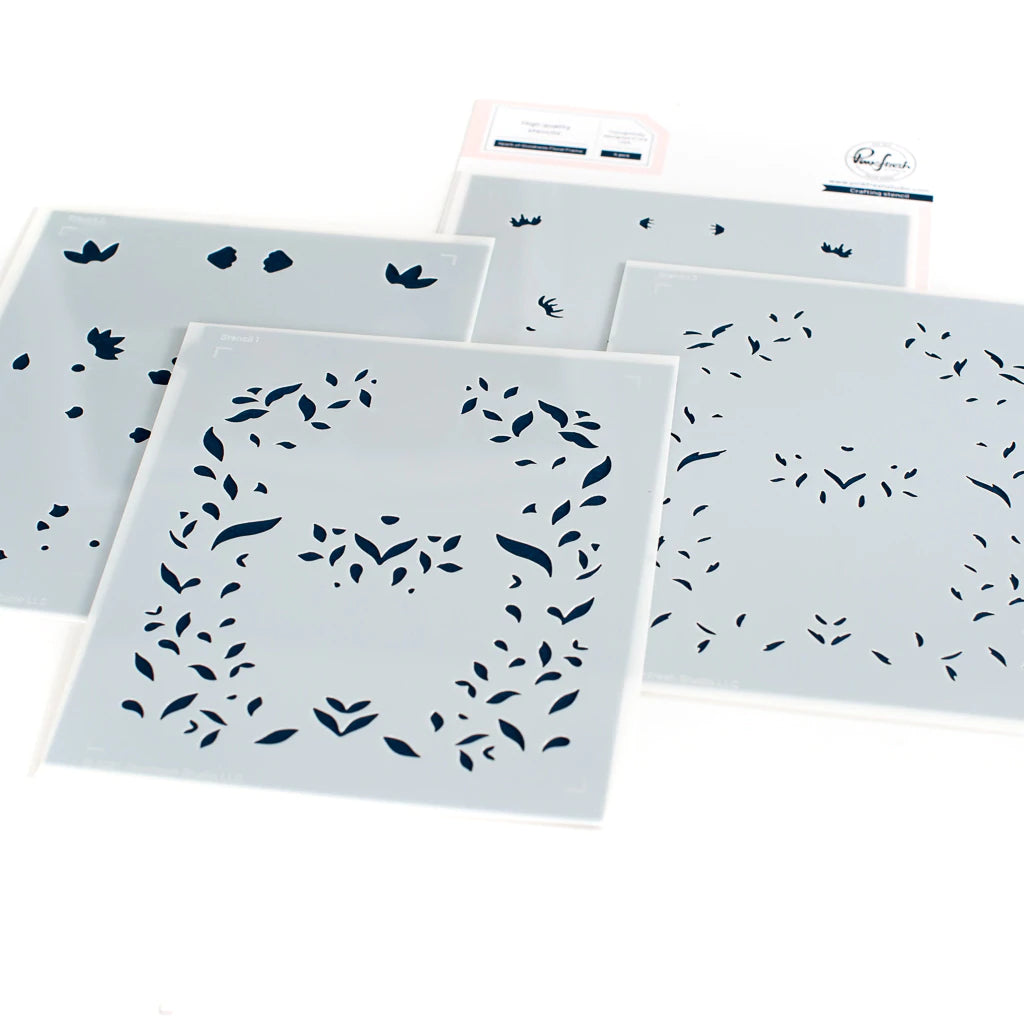 Pinkfresh Studio Stencils - Spark Of Goodness Layering