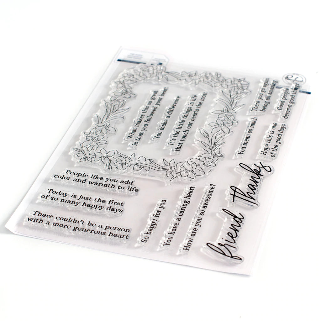 Pinkfresh Studio Clear Stamp Set - Lily Frame