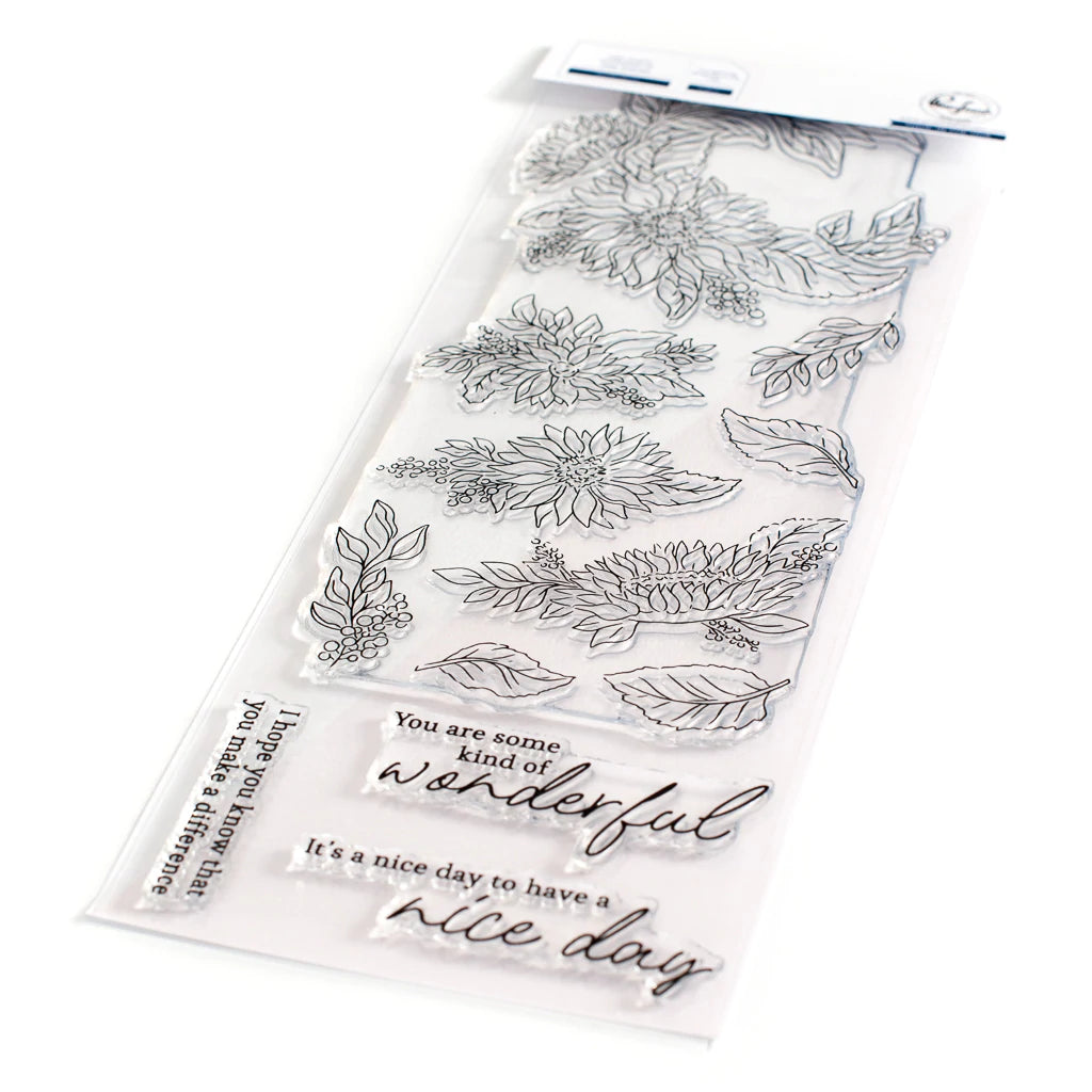Pinkfresh Studio Clear Stamp Set - Sunflowers