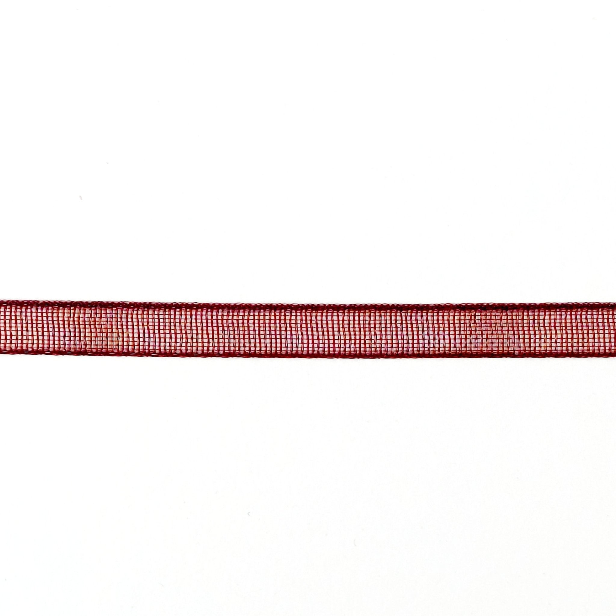 1/8 Inch Organdy ribbon 'Chocolate' - Crafty Divas