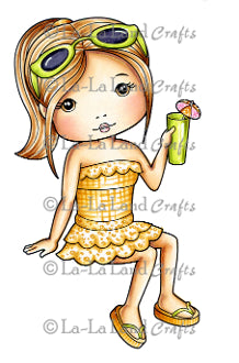 La La Land- At the Beach Molli Digi Stamp