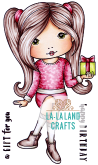 La La Land- Birthday Gift Molli Rubber Stamp