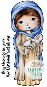 La La Land- Mary Molli Rubber Stamp