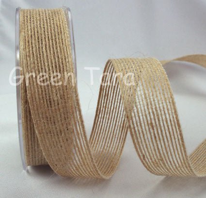 25mm Natural Jute Ribbon - Natural - Crafty Divas