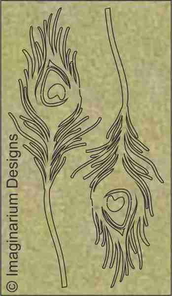 Peacock Feather (Tiny) 2 in board