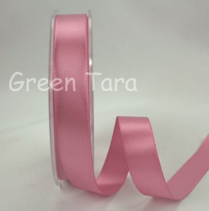 3mm Double Sided Satin Ribbon - Rose - Crafty Divas