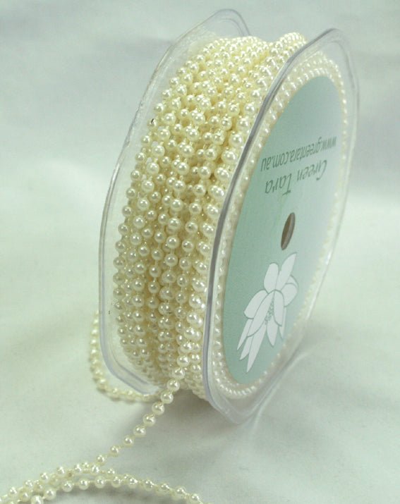 3mm Pearl Trim - Ivory - Crafty Divas