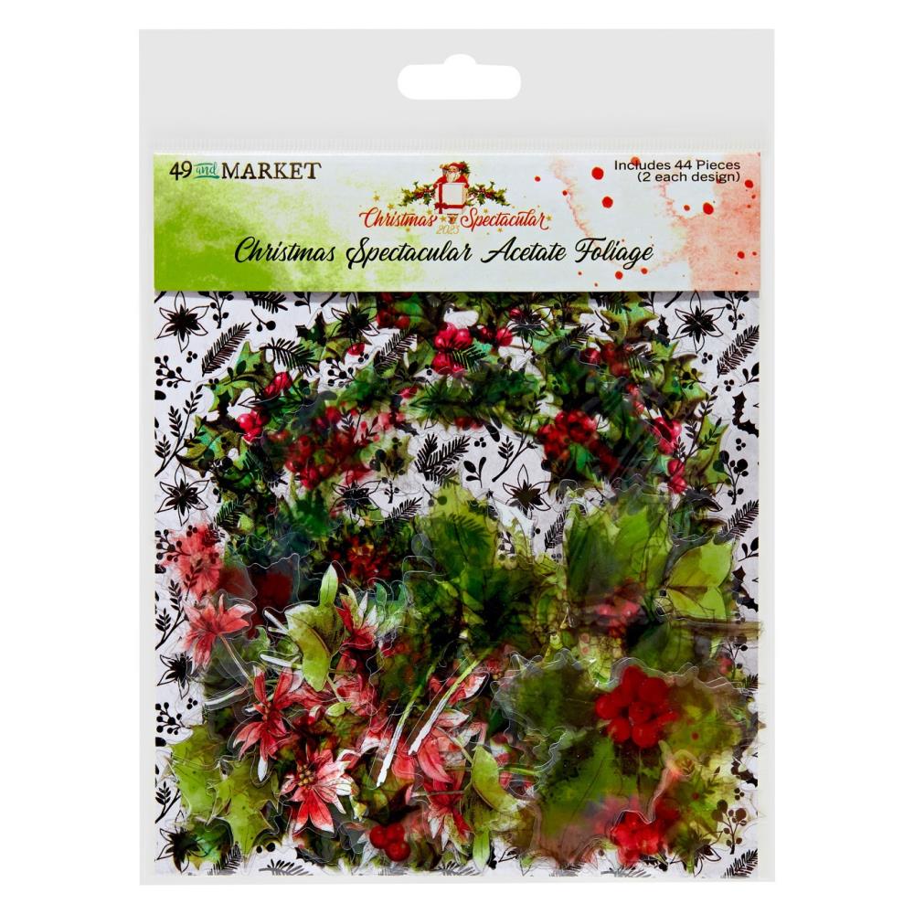 49 And Market Acetate Foliage - Christmas Spectacular 2023 - Crafty Divas