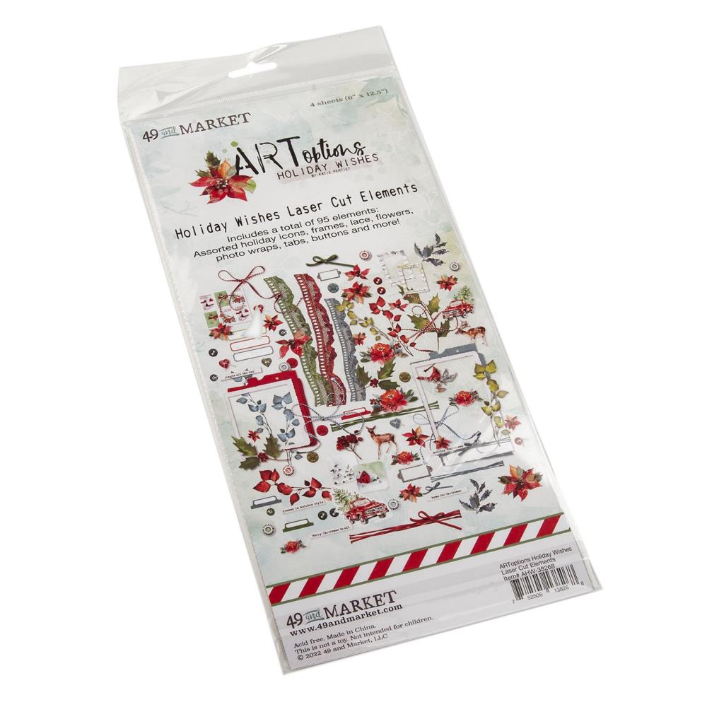 49 And Market - ARToptions Holiday Wishes - Elements - Crafty Divas