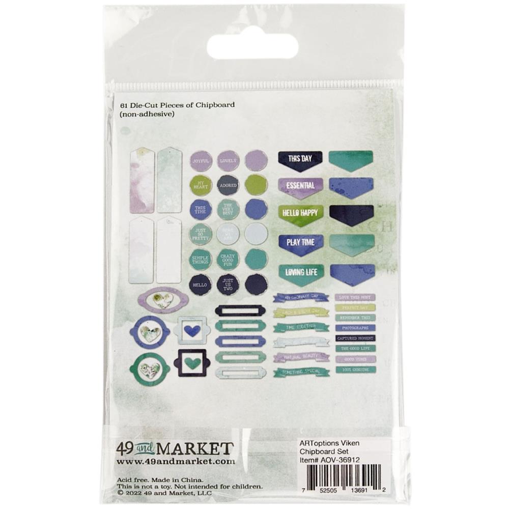 49 And Market Chipboard Set - ARToptionsViken - Crafty Divas