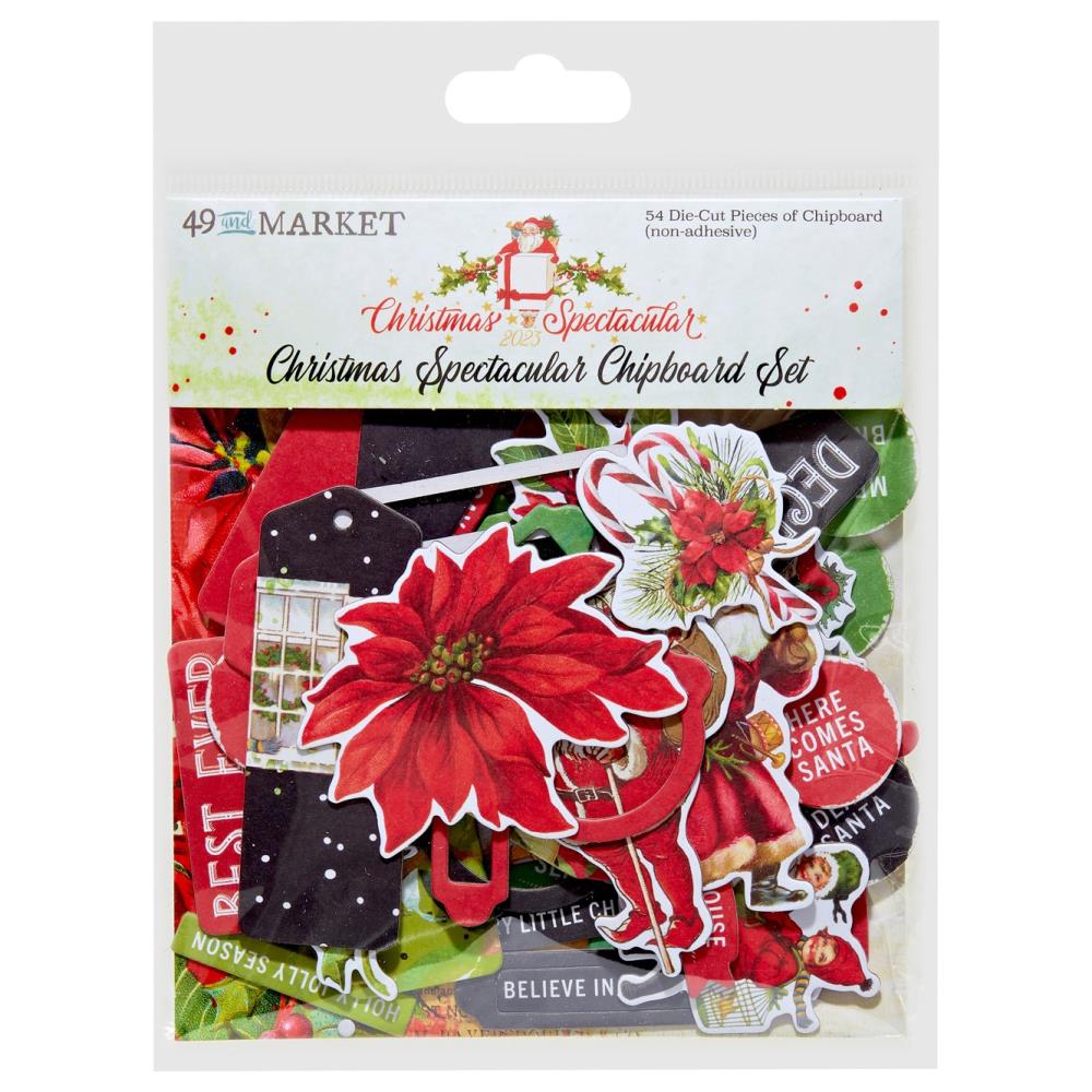49 And Market Chipboard Set - Christmas Spectacular 2023 - Crafty Divas