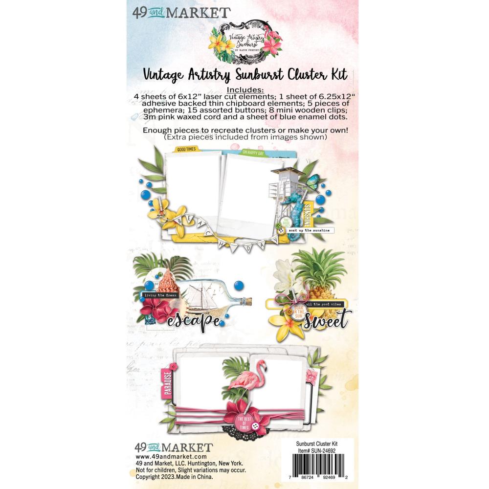49 And Market Cluster Kit - Vintage Artistry Sunburst - Crafty Divas