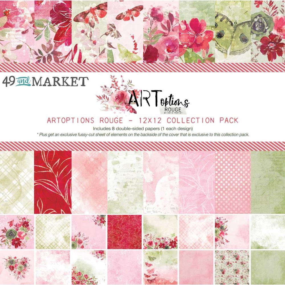 49 And Market Collection Pack 12X12 - ARToptions Rouge - Crafty Divas