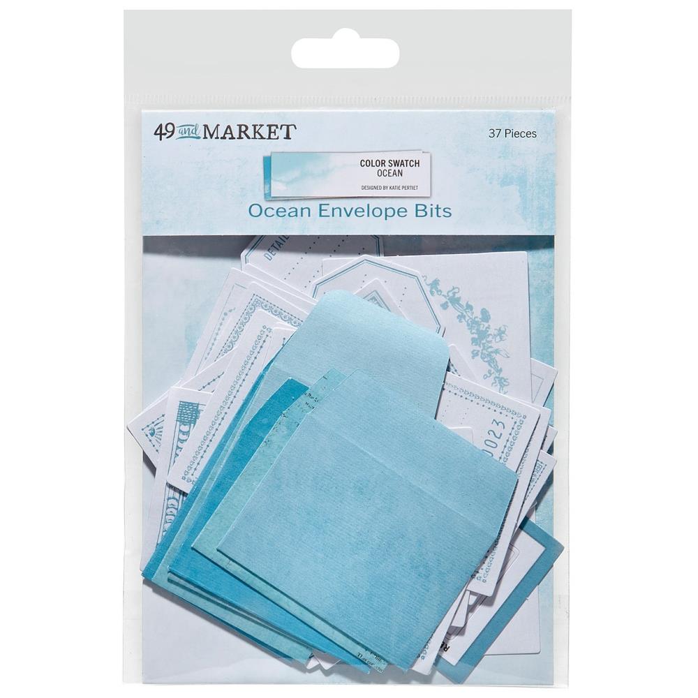 49 And Market - Color Swatch: Envelope Bits Ocean - Crafty Divas