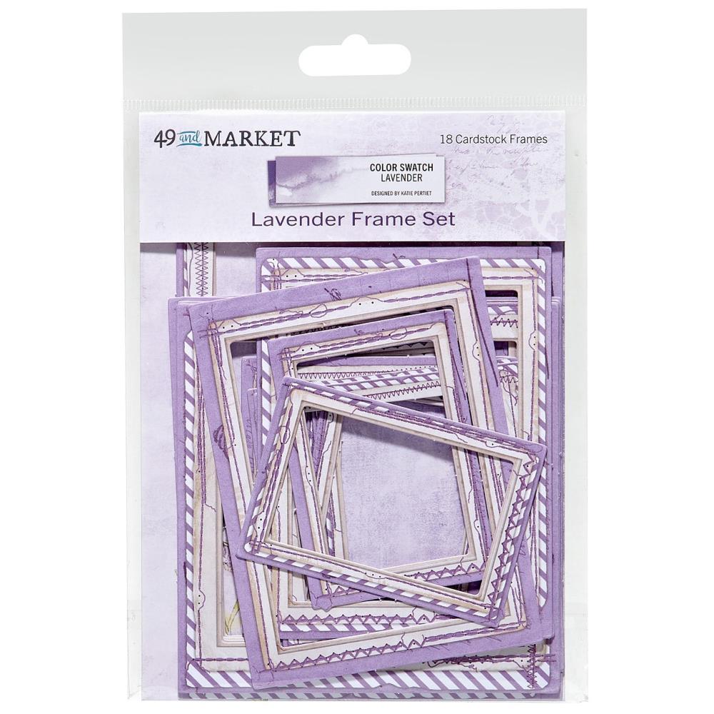 49 And Market Color Swatch: Frame Set Lavender - Crafty Divas