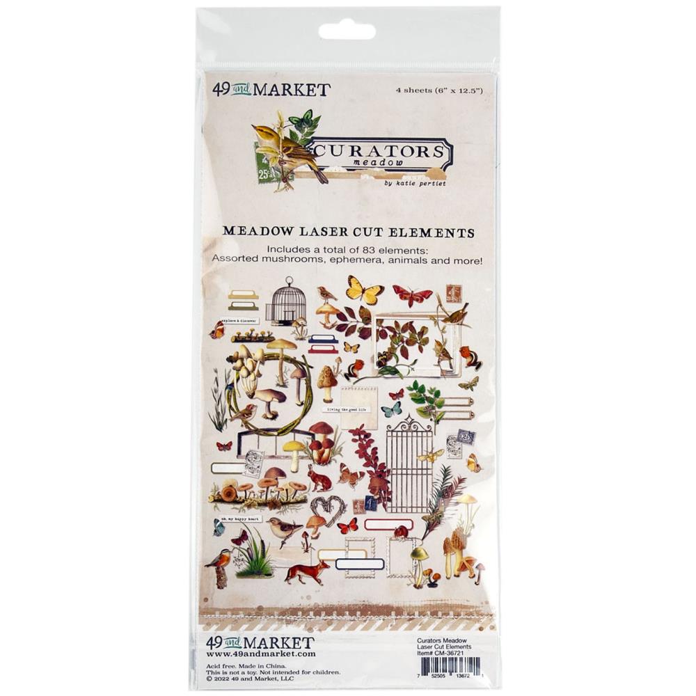 49 And Market Curators Meadow Laser Cut Outs - Elements - Crafty Divas