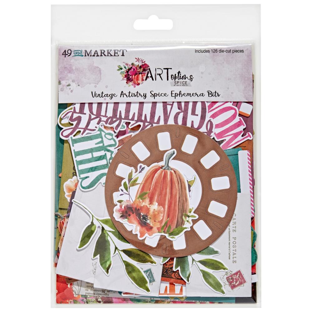 49 And Market Ephemera Bits - Vintage Artistry Spice - Crafty Divas