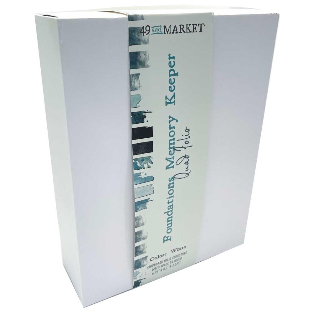 49 And Market Foundations Memory Keeper Quad Folio - White - Crafty Divas