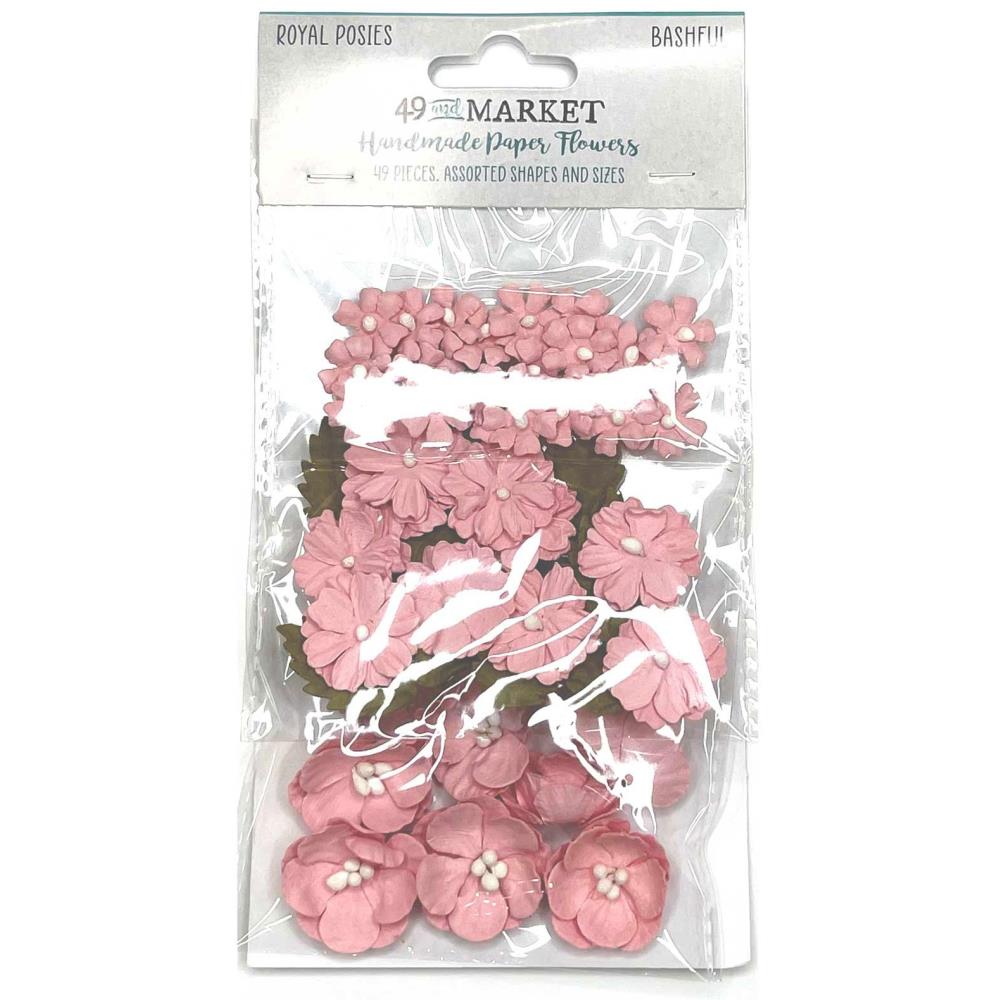 49 And Market Royal Posies Paper Flowers - Bashful - Crafty Divas
