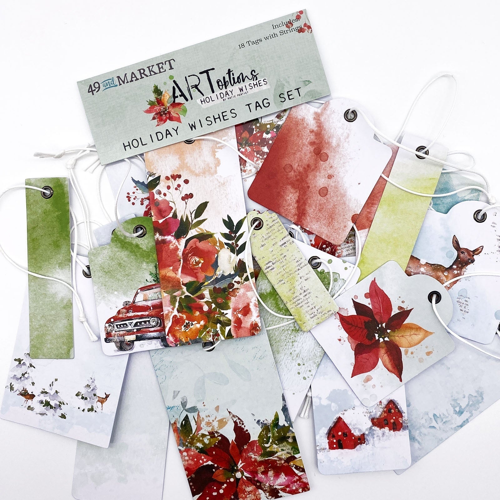 49 And Market Tag Set - ARToptions Holiday Wishes - Crafty Divas