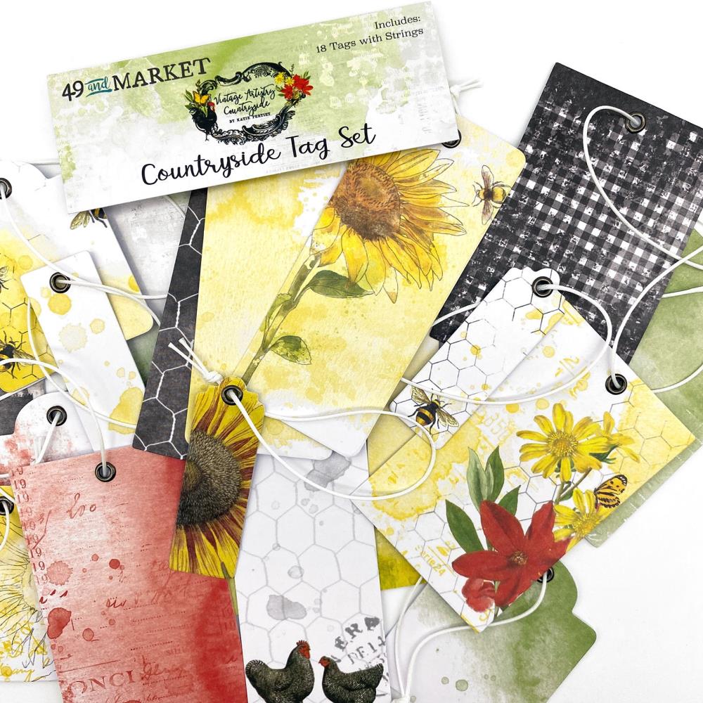 49 And Market Tag Set - Vintage Artistry Countryside - Crafty Divas