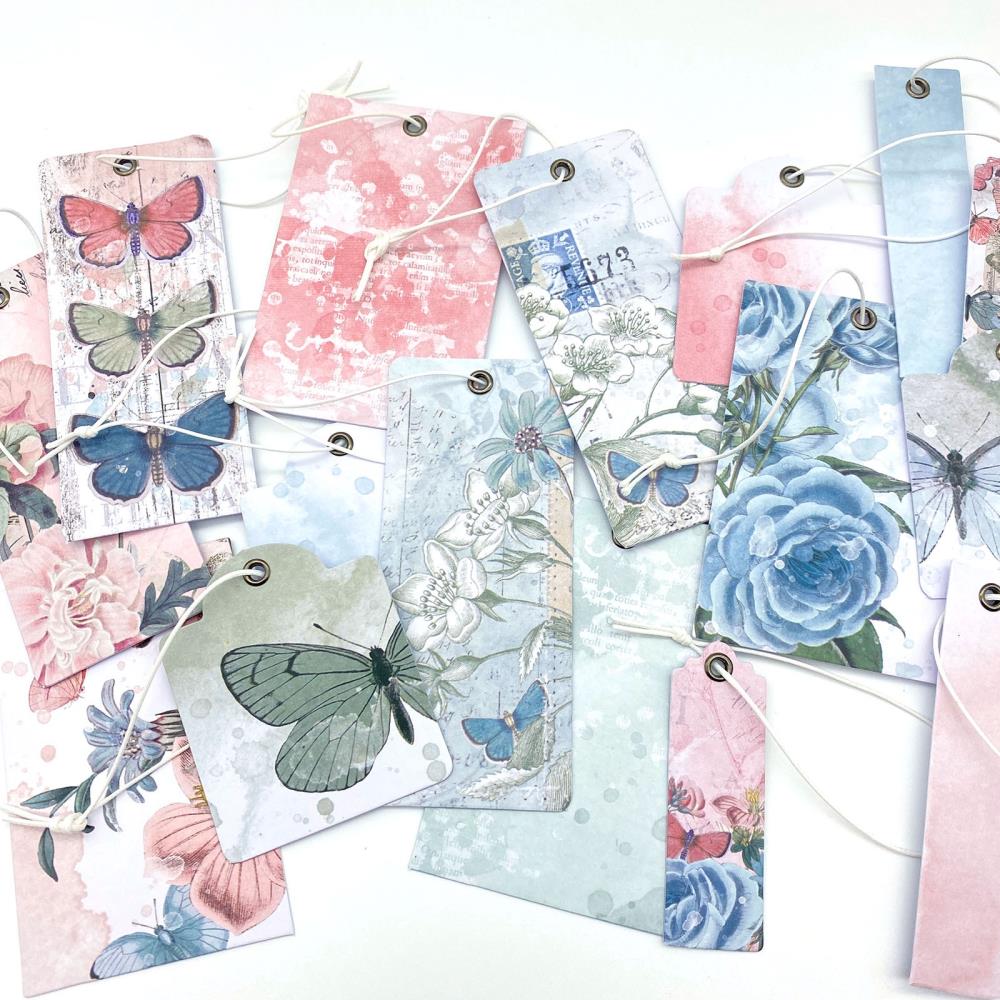 49 And Market Tag Set - Vintage Artistry Tranquility - Crafty Divas