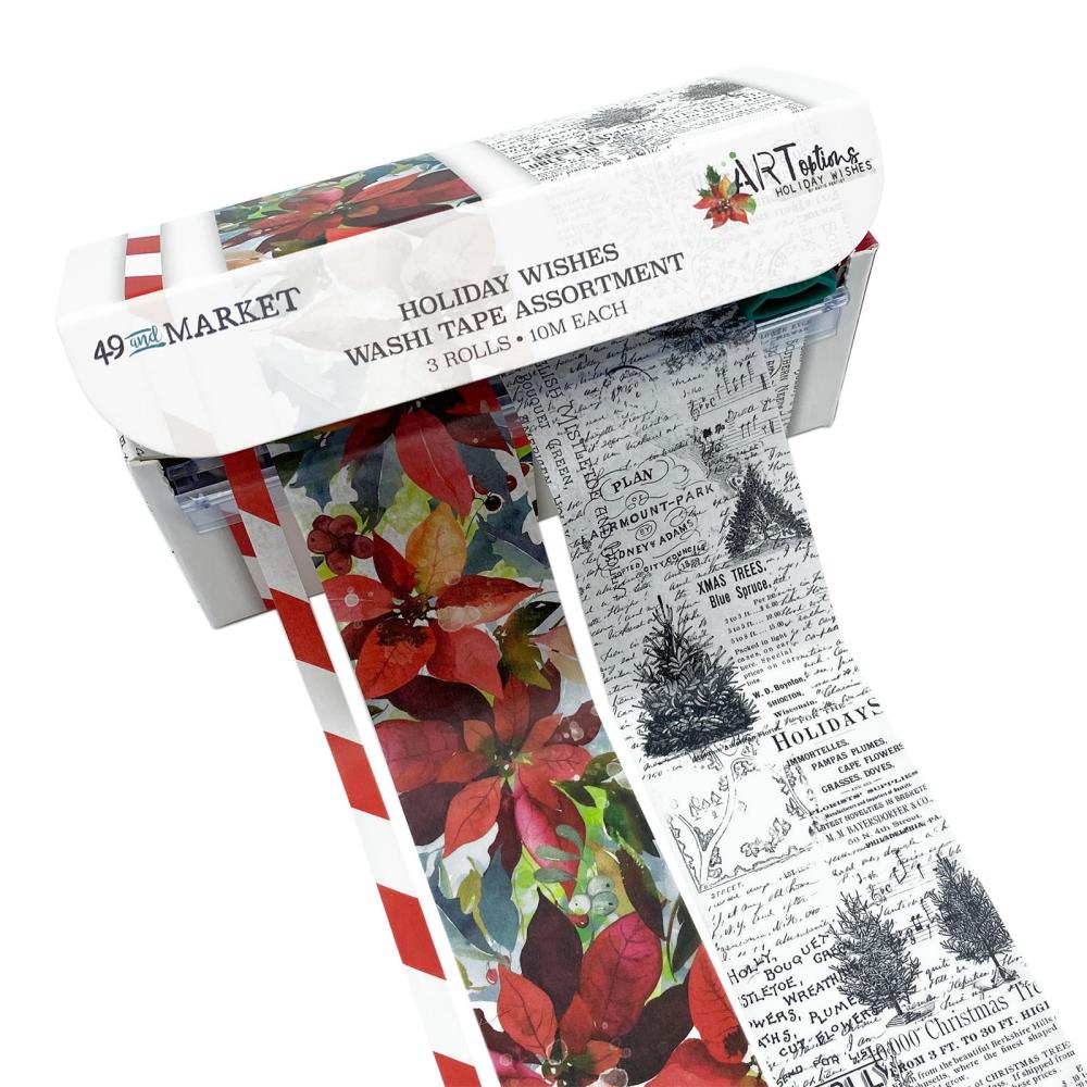 49 And Market Washi Tape Set - ARToptions Holiday Wishes - Crafty Divas