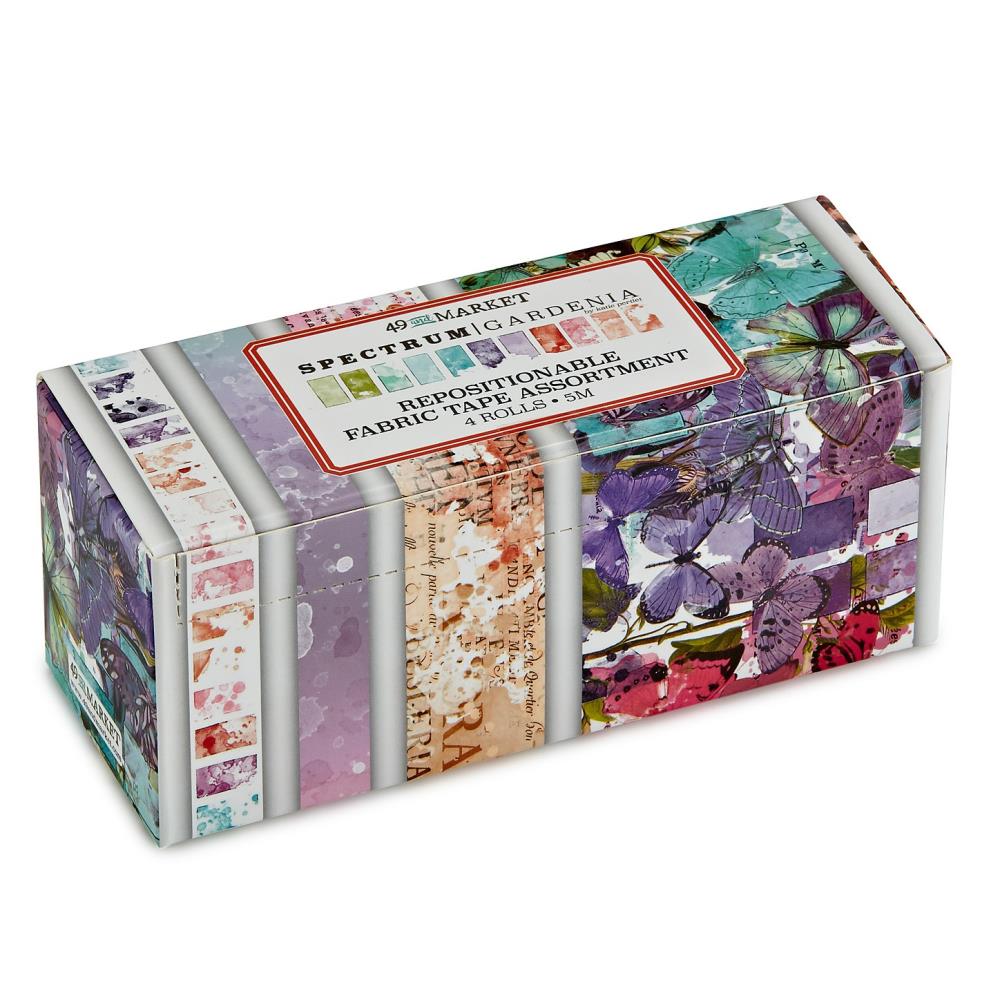 49 And Market Washi Tape - Spectrum Gardenia Fabric Tape 4 Rolls - Crafty Divas