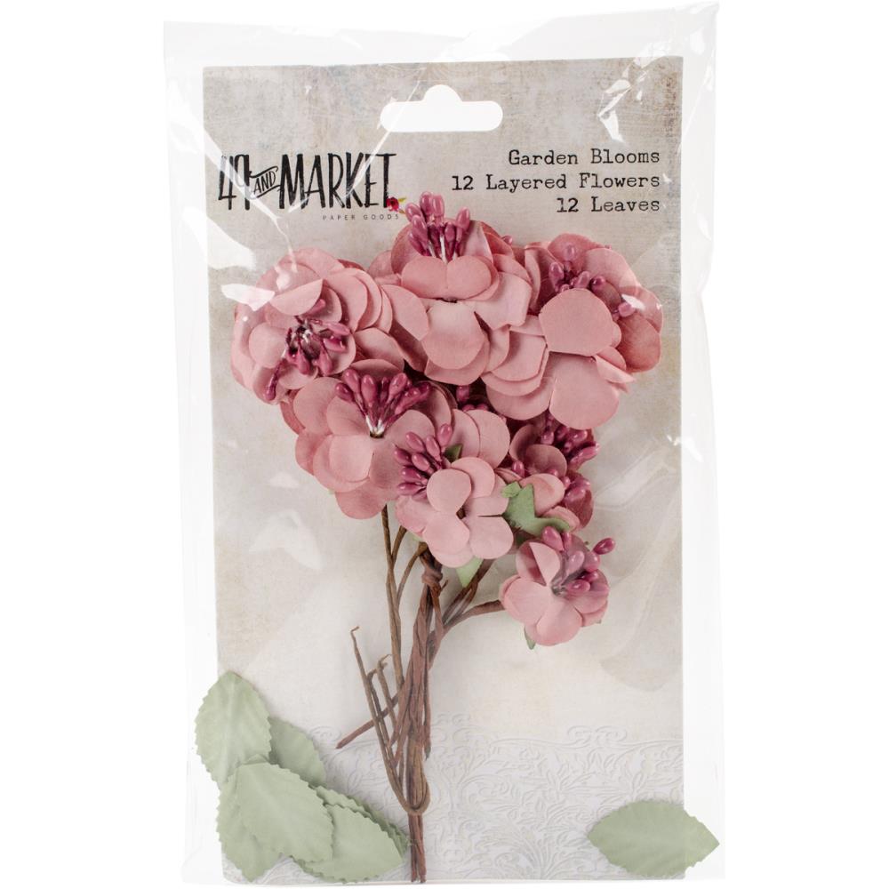 49 & Market- Garden Blooms- Blush - Crafty Divas