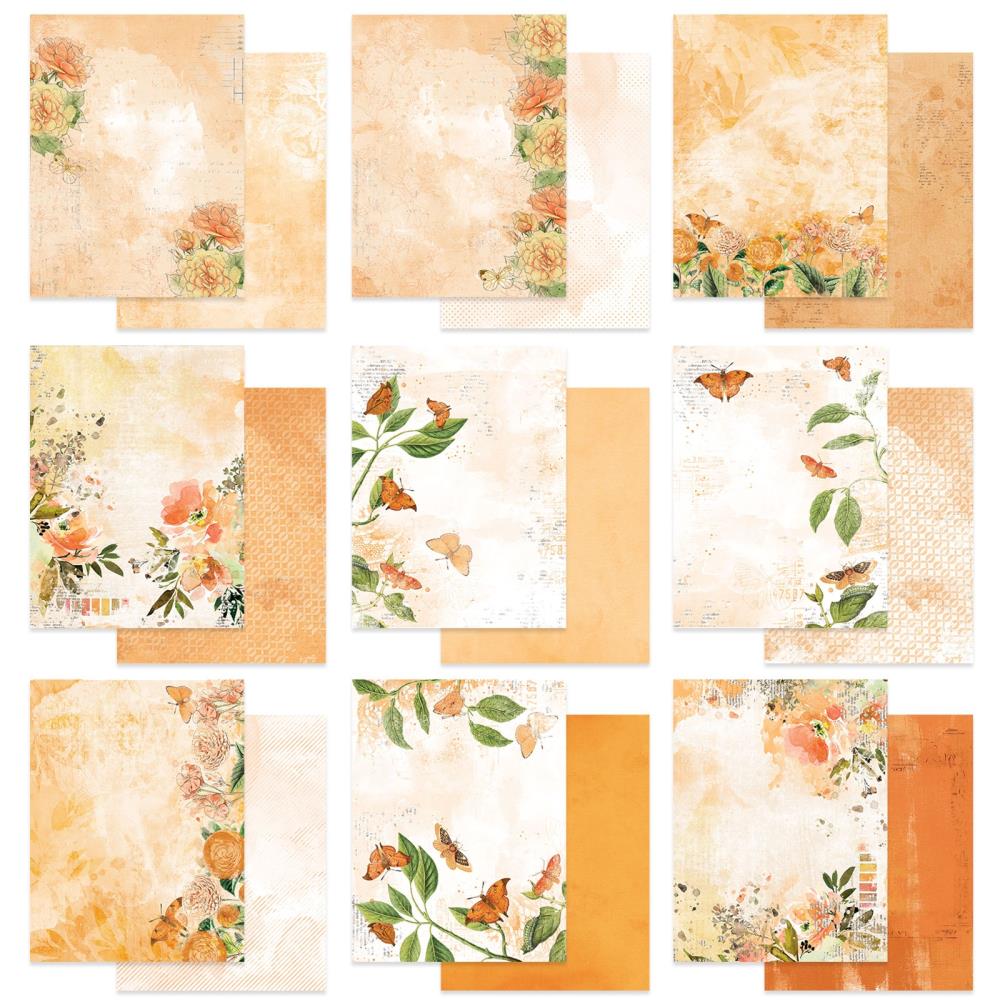49 & Market Mini Collection Pack 6x8 - Color Swatch: Peach - Crafty Divas