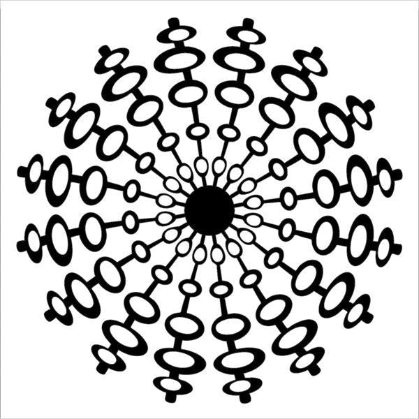 Crafter's Workshop Template 6x6- 50s Clock