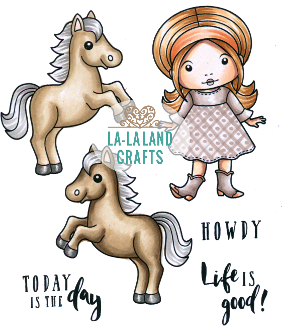 La La Land- Life is Good Rubber Stamp